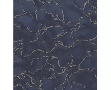Обои синие фактурные Euro Decor виниловые Marquise арт. 9098-18